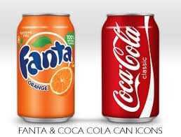 Fanta and Coke